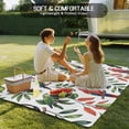 thumbnail image 4 of Farmhouse Parrots Outdoor Rug for Patio/Deck/Porch, Non-Slip Large Area Rug 5 x 7 Ft, Spring Summer Botanical Leaf Watercolor Indoor Outdoor Rugs Washable Area Rugs, Camping Rug Carpet Runner, 4 of 8