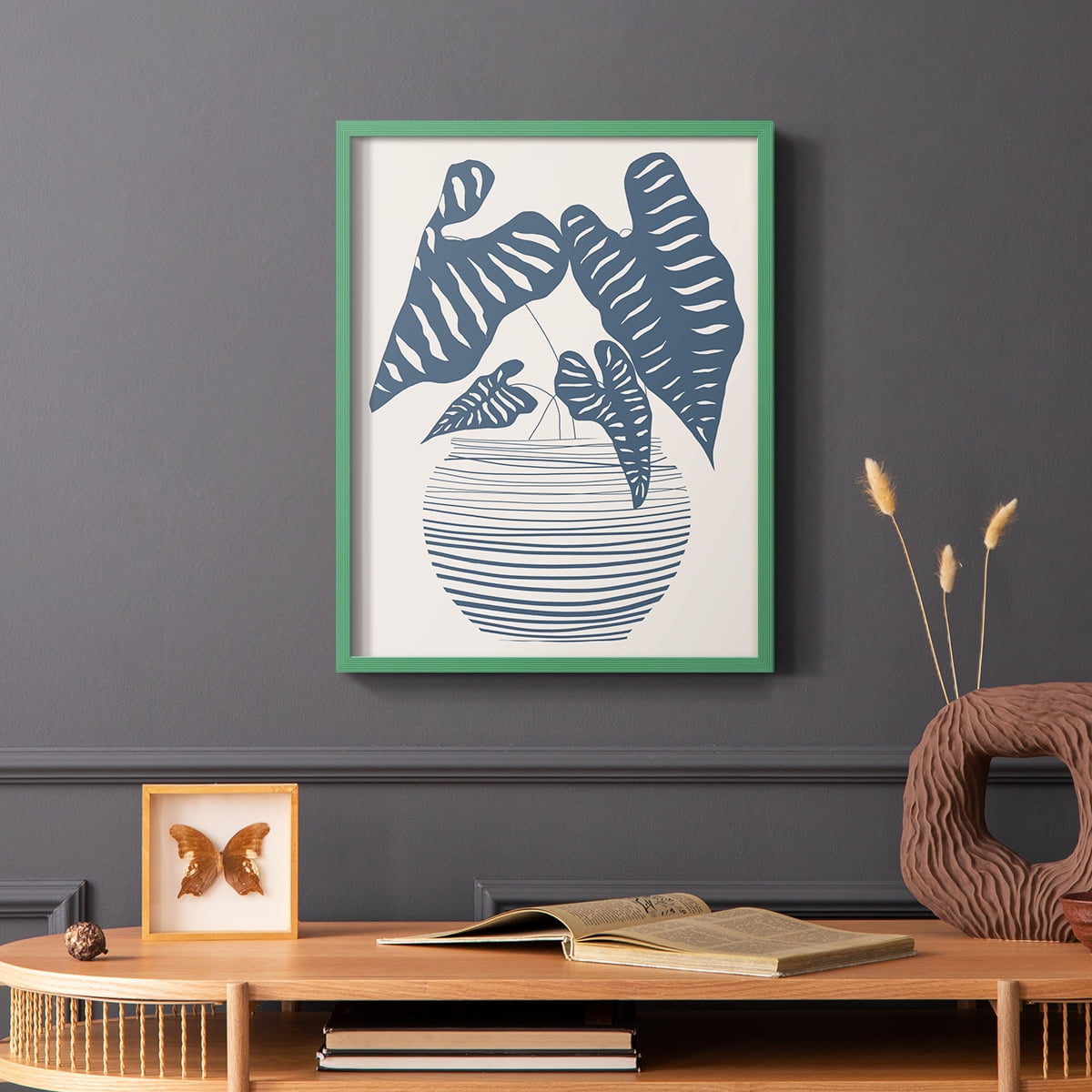 Wired in Monochrome I Framed Print - Solid Wood in Single Picture Frame Solid Wood 2 Framed Print