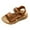 White, variant on Godom Little Girl Sandals Casual Adjustable Double Buckle Flat Sandal Slide for Toddler Little Big Kid