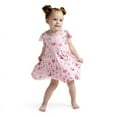 thumbnail image 2 of Paris Hilton x Monica + Andy Organic Cotton Short Sleeve Let's Dance Dress, Sizes 12-18M-5T, 2 of 6