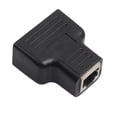 thumbnail image 2 of TIMIFIS RJ45 Splitter Adapter 1 to 2 Dual Female Port CAT 5/CAT 6 LAN Ethernet Socket Gift, 2 of 7