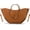 Camel, variant on Wing Bag Cyme Cowhide Tote Women Bucket Handbag Leather Lightweight Versatile Bag for Work Travel Shopping