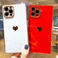 thumbnail image 3 of Compatible con Iphone 13 Pro Max Case Cuadrada de Lujo Lente de Cámara Completa Afortunado Sencillez, 3 of 5