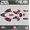 Red, variant on Kalair GFX Graphics Kit for Honda CRF230F (2003-2007) Prime Series