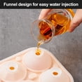thumbnail image 3 of Moldes de hielo en forma de rosa 5D, para hacer lindos cubitos de hielo con forma de flor, de silicona, para hacer bolas de hielo grandes y divertidas, para cócteles, jugos, whisky, bourbon,, 3 of 5