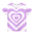 thumbnail image 5 of Ymyiu Girls Tshirts Girls Short Sleeve Shirts Crewneck Ruched Side Slim Fit Tops Casual Tee Shirt Size 10-11 Years(Blue, 10-11 Years), 5 of 5