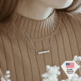 thumbnail image 6 of Cate & Chloe Lynn 18k Yellow Gold Plated Necklace with Swarovski Crystals for Women, 6 of 9