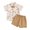 White, variant on Okbabeha Toddler Kids Boy Easter Outfits Shorts Sleeve Carrot Print Shirt Top Casual Shorts 2 Pieces Suits