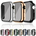 thumbnail image 5 of 2Pack Case for Apple Watch Screen Protector 42mm 46mm 40mm 44mm 41mm 45mm 38mm Series 10 9 8 7 6 5 4 3 SE/2,Soft TPU Screen Protector Film +Full Protection Face Cover Bumper Case for iWatch Cover, 5 of 13