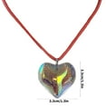 thumbnail image 5 of Giaone Trendy Love Heart Necklace Portable Glass Choker Birthday Present for All Ages, 5 of 13