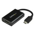 thumbnail image 2 of StarTech.com USB C to HDMI 2.0 Adapter with Power Delivery, 4K 60Hz USB Type-C to HDMI Display/Monitor Video Converter, 60W PD Pass-Through Charging Port, Thunderbolt 3 Compatible, Black - USB-C Display Adapter (CDP2HDUCP) - Adapter - 24 pin USB-C male to HDMI, USB-C (power only) female - black - USB Power Delivery (60W), 4K60Hz (4096 x 2160) support, 2 of 10