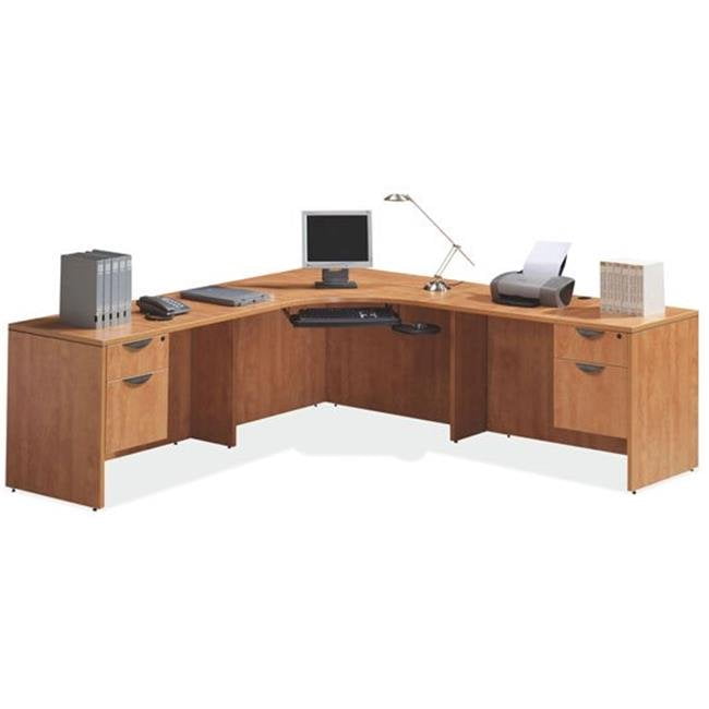 Office Source OS6CH Cherry Corner Desk