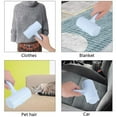 thumbnail image 2 of Rodillo de pelusa súper pegajoso y kit de eliminación de pelo de mascotas con mango mejorado, cepillo de pelusa adhesivo para ropa o alfombras o asientos de automóvil, 1 rodillo + 3 papeles adhesivos, 2 of 7