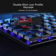 Redragon K618 RGB Wireless Mechanical Keyboard, Black
