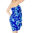 thumbnail image 3 of HAPPY BAY Women's Beach Bikinis Sarongs Coverups Swimwear Summer Skirt Swim Long Beachwear Pareos Swim Cover up Wraps Vacation Sarong One Size Cobalt, Floral, 3 of 5