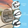 thumbnail image 3 of Cadena de fitness Uxcell para colgar en porche, cadena para silla de columpio, kit de extensión de alta resistencia, negro 5/32 x 20", 3 of 7