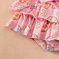 thumbnail image 4 of XDZJLR Tenues pour Filles, Barboteuse Brodée de Pâques & Robe Florale avec Chaussettes à Nœud, Ensemble d'Été 4 Pcs, 4 of 7