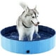 thumbnail image 1 of Piscina plegable para perros de 80x20cm, lavabo para juegos con ducha y bañera para perros/gatos/mascotas al aire libre-azul, 1 of 5