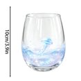 thumbnail image 2 of Sea Life Printed Stemless Wine Glass, Clear Reusable Glass Tumbler for Wine, Iced Coffee, Beach Party & Home Gathering, 2 of 4