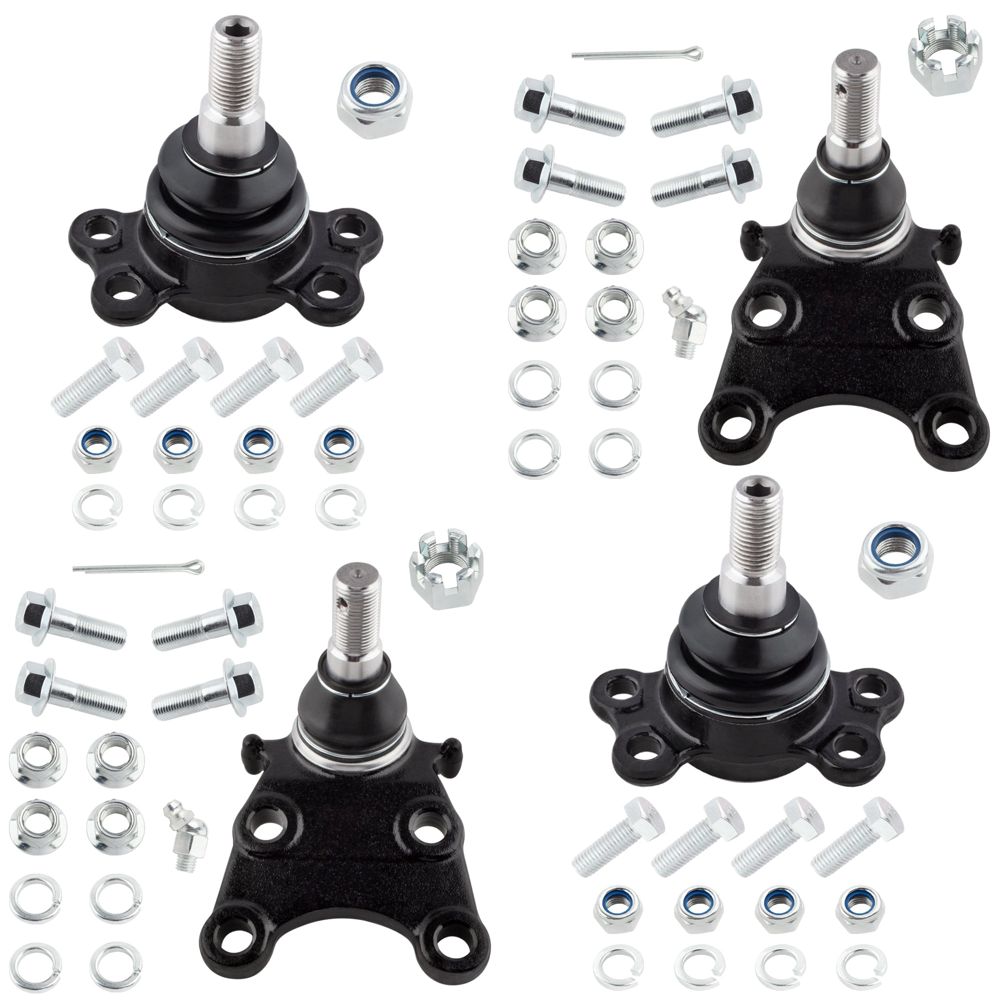 BOXI 4pcs Front Lower Upper Suspension Ball Joints Fit for Honda Passport 1994-1995 / for Isuzu Amigo 1989-1994/Pickup 1988-1995 4WD/Rodeo 1988-1995 | K9465 K9452