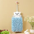 thumbnail image 4 of YAOMOBB Animal Design Hand Towel Cartoon Design Hand Towel Quick Dry Hanging Wipe Towel Reusable Cleaning Home Kitchen Bathroom, 4 of 7