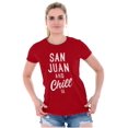 thumbnail image 3 of San Juan Puerto Rico Chill Vintage Women's Plus Size Shirt Brisco Brands 3X, 3 of 6