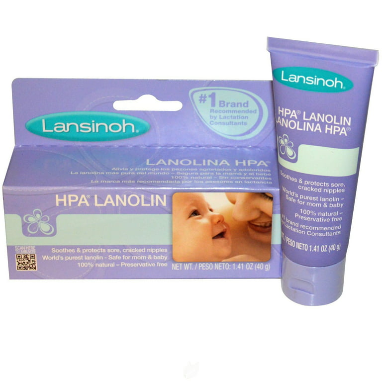  Lansinoh Hpa Lanolin for Breastfeeding Mothers, 1.41 Oz (Pack  of 3) : Baby