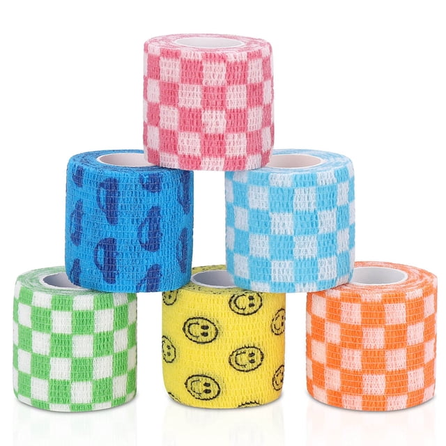 Venda cohesiva Sanfire 6 rollos 5 m x 5 cm autoadherente