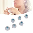 thumbnail image 4 of Écouteurs 3 Tailles 6 Pcs Bouchons d'Oreilles de Remplacement en Silicone Doux Réduction de Bruit pour Écouteurs, 4 of 7