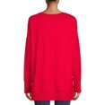thumbnail image 3 of Time and Tru Women's Crewneck Hacci Knit Tunic, 3 of 5