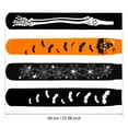thumbnail image 4 of Gustave 4 Pairs Women Thigh High Socks Over the Knee Leg Warmer Fashion Boot Socks Halloween Element Pattern (Bat+Spider web+Bone), 4 of 8
