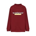 thumbnail image 4 of Offres Cyber et Lundi Hot6sl Femmes Col Rond Noël Imprimé Couleur Mode Haut Manches Longues Chandails en Molleton, 4 of 6