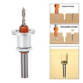 thumbnail image 3 of Broca Avellanada, Límite De Juego De Brocas Ajustable, Aplicación De 3,5 X 10 Mm De Ancho Para Madera, 3 of 7