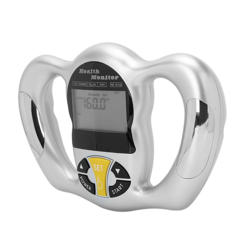 Digital Body Fat Analyzer, Handheld Body Fat Tester Calorie BMI Measurement  Digital Body Fat Loss Monitor with LCD Screen Body Fat Measuring