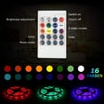thumbnail image 2 of Luz LED Bluetooth con tiras de luces cortables de 32,8 pies, tiras LED regulables para comedor, dormitorio, piso superior, cocina, porche, escritorio, hotel, club, bares, vehículo, barco, TV, estudio, 2 of 7