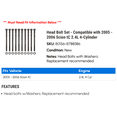 thumbnail image 2 of Head Bolt Set - Compatible with 2005 - 2006 Scion tC 2.4L 4-Cylinder, 2 of 2