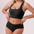 thumbnail image 5 of Bixock Wireless Bra for Women No Underwire Plus Size Tank Bra Front Closure Fixed Cups Lift Support Breathable Abjustable Everyday Casual Women Under Wear, 5 of 7