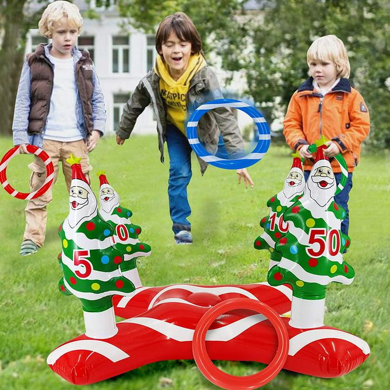 Jogo de Anel Toss de Natal para Crianças | Papai Noel Toss Jogos Artigos De  Festa De Natal - Jogos de festas de fim de ano Suprimentos de