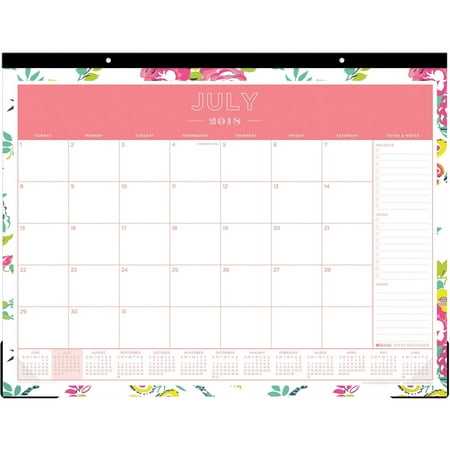 Blue Sky Bls107938 Peyton Floral Academic Desk Calendar 1 Each