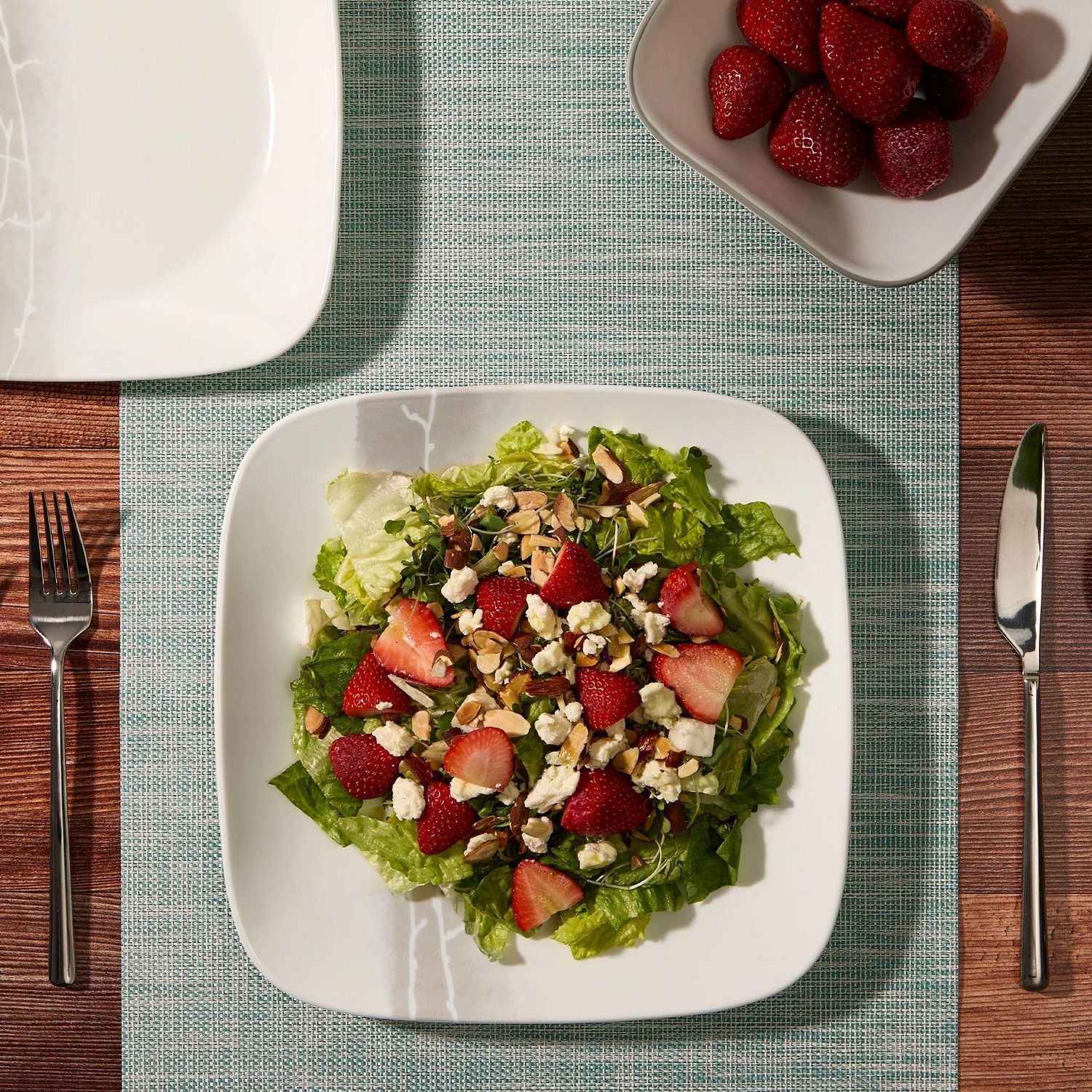 Service de table Corelle® Vitrelle® Studio Square Wandering Grove 12 pièces 12 pièces Corelle Wandering Grove