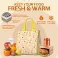 thumbnail image 5 of Golden Retriever Insulated Lunch Bag for Women & Adults,Large Portable Soft Cooler Lunch Bag,Thermal Food Storage Tote with Pearl Cotton,8.66L,8.75x5.75x9.5 Inch, 5 of 6