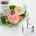 thumbnail image 3 of Molde Para Hacer Sushi, Molde Para Bolas De Arroz Desmontable De Acero Inoxidable 304 De Grado Alimenticio, Superficie Antiadherente, Apto Para Lavavajillas Para Bricolaje, 3 of 7