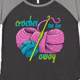 thumbnail image 4 of Inktastic Crochet the Day Away Women's Plus Size T-Shirt, 4 of 5