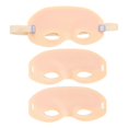 thumbnail image 1 of 3pcs Microblading Practice Skin Silicone Plush with Elastic Adjustable Tape Wearable Eyebrow Tattoo Practice Headband, 1 of 5