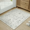 thumbnail image 5 of BERTHMEER 2'x3' Small Gray Area Rugs for Bathroom Bedroom Entryway Kitchen Dorm Entrance Non Slip Washable Vintage Traditional Oriental Accent Distressed Rugs, 5 of 6