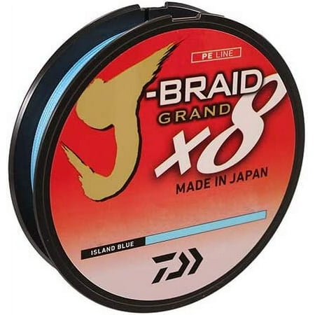UPC: 0043178577431 | Daiwa J-Braid Fuller Spool Island Blue Mono Dia.= 10lb 135m/150yd (0.15mm)