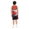 thumbnail image 6 of Disney Pixar Cars Boys Basketball Jersey and Shorts Set, 2-Piece, Sizes 4-12, 6 of 10