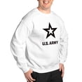 thumbnail image 4 of CafePress - U.S. Army® Black Logo Sweatshirt - Crew Neck Sweatshirt, 4 of 5