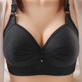 thumbnail image 4 of SDNall 2PCS Womans Fashion Plus Size Wire Free Comfortable Push Up Hollow Out Bra Underwear, 4 of 9