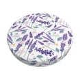 thumbnail image 1 of Disketp Lavender Flowers Funda Redonda para Taburete, Funda de Cojín para Silla de Bar Suave y Elástica-12 inch, 1 of 7